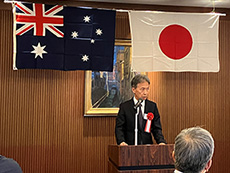 稲田新会長挨拶・乾杯